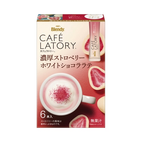 ストロベリーホワイトショコララテ6本×3