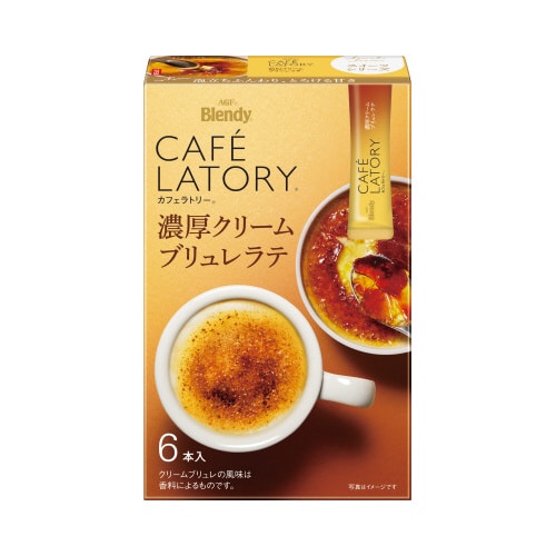 カフェラトリー 濃厚クリームブリュレラテ6本×3