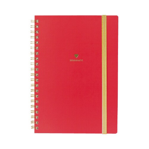 カミーユ A5ノート レッド