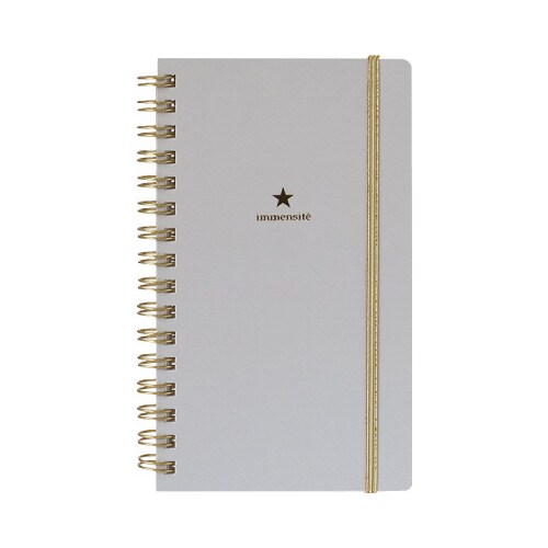 カミーユ スリムノート グレー