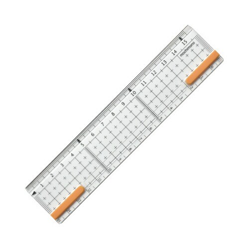 ピタットルーラーG15CMオレンジ