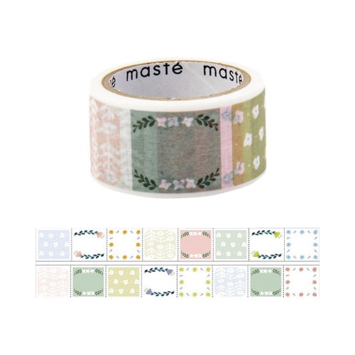 手帳マステマンスリフラワー