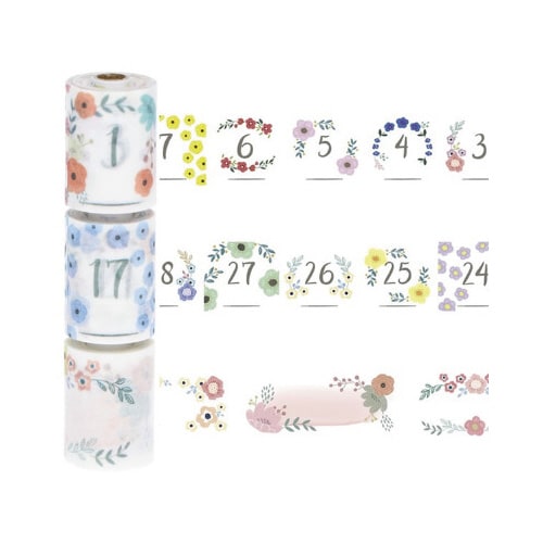 書けるマステフラワー