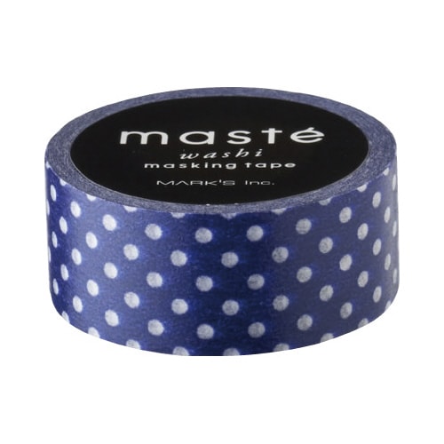 マスキングテープネイビードット