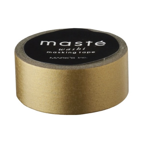 マスキングテープ無地ゴールド
