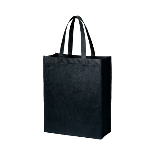 不織布バッグ ブラック M 5枚×5