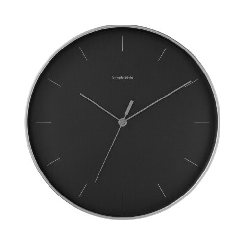 壁掛け時計 ブラック AC01−30−B