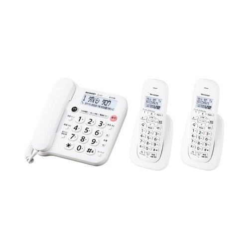 コードレス電話機(子機2台) JD−G33CW