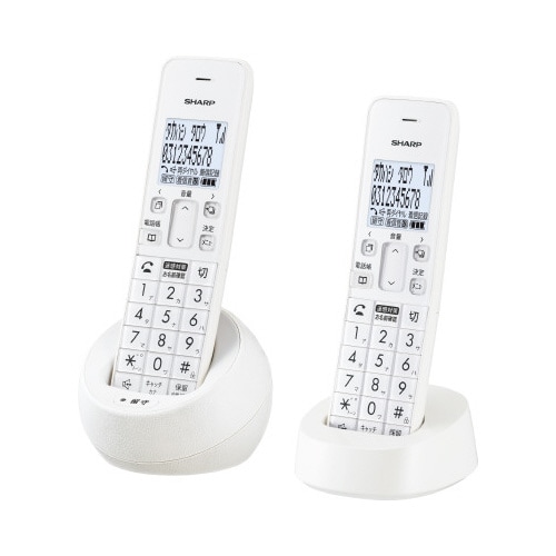 コードレス電話機(子機2台) JD−S09CW