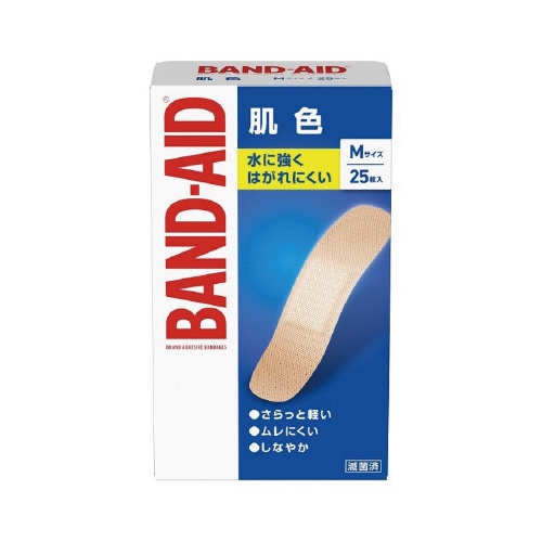 バンドエイド 肌色 Mサイズ 25枚