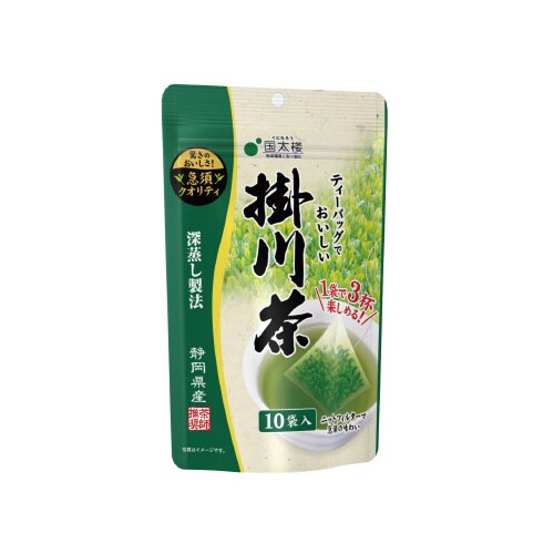 国太楼ティーバッグで深蒸し掛川茶10P10個