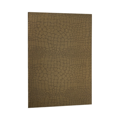 証書ファイルA4 クロコ調ツヤ ゴールド×5