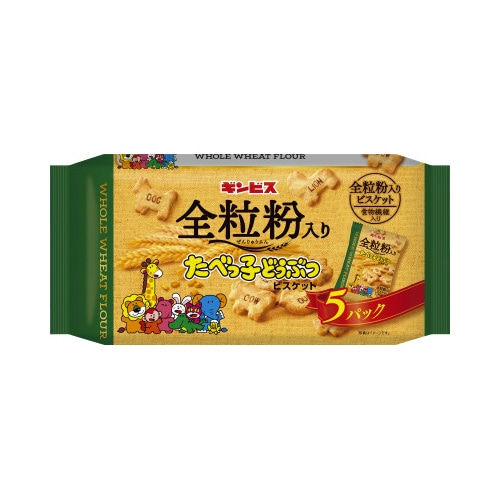 全粒粉入りたべっ子どうぶつ5P(20g×5袋)×6