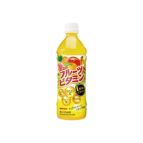 サンガリア すっきりとビタミン 500ml 24本
