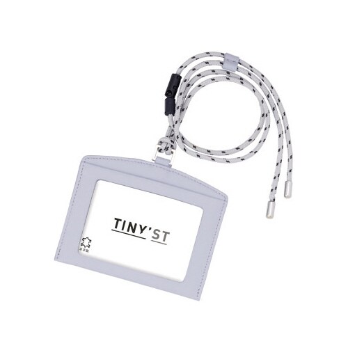 タイニスト IDカードケース ミストブルー