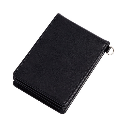 グロワール パスケース(縦型5面窓付) ブラック