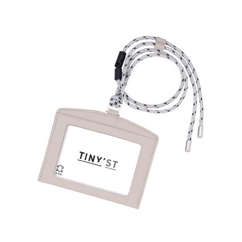 タイニスト IDカードケース ベージュ