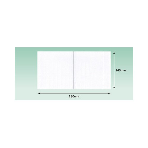4方溶着透明上スリ長3 145×280 2000枚