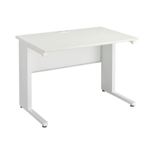 PFスチールデスク平机センター引出無1070WH