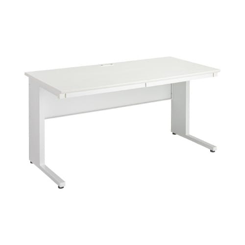 PFスチールデスク平机センター引出付1470WH