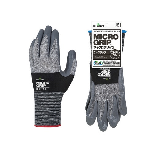 マイクログリップ ニトブラック Mサイズ×10