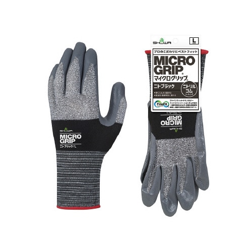 マイクログリップ ニトブラック Lサイズ×10