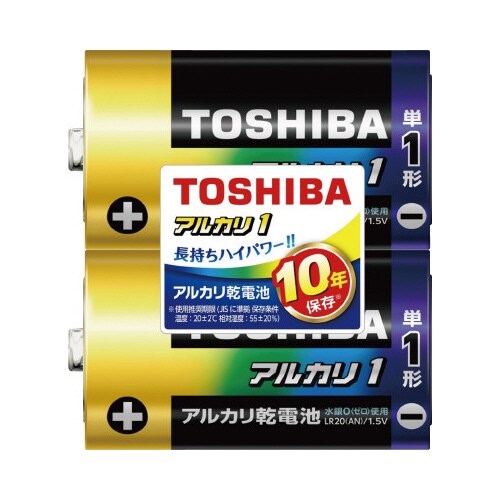 アルカリ1 シュリンクパック 単1形(10本入)