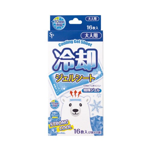 冷却ジェルシート 大人用 16枚入×6箱