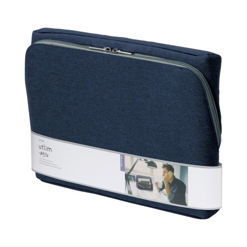 A4 立つバッグインバッグ ネイビー 4個