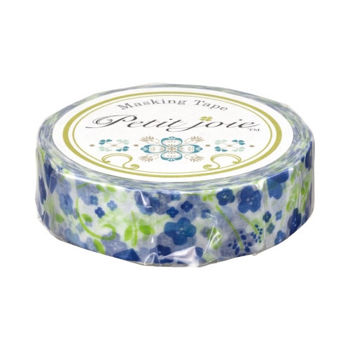 マスキングテープ フラワー(ブルー)