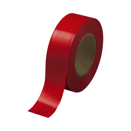 ビニールテープ 赤 幅19mm×長さ10m 30巻