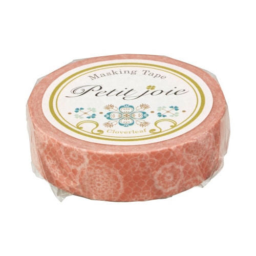 マスキングテープ チュールレース(コーラル)10巻