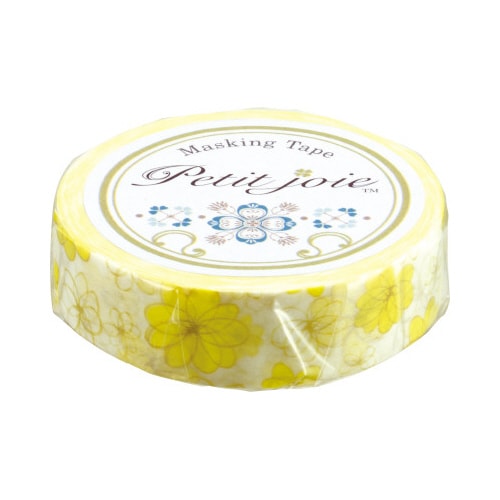 マスキングテープ フラワー(イエロー) 10巻