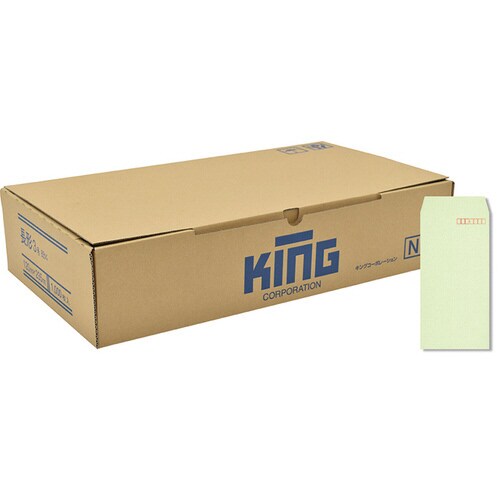 封筒 長形3号 85g ウグイス 1000枚