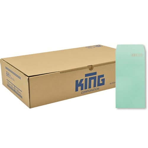 封筒 長形3号85gソライロスミ貼1000枚