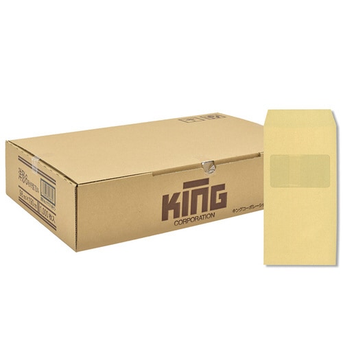 洋6タテ型窓明封筒No.1クラフト枠ナシ1000枚