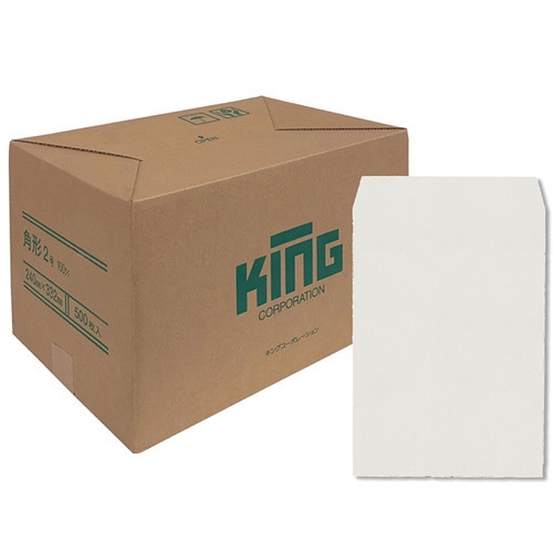 封筒角形2号プリンタ対応104.7gスミ貼500枚