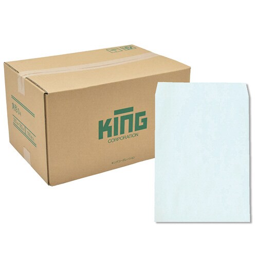 封筒角形0号100gHiソフトブルー500枚