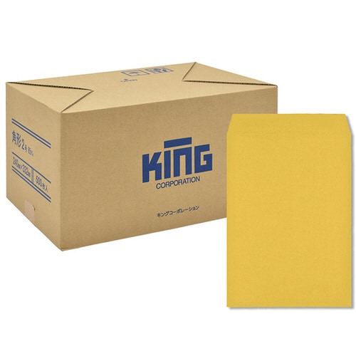 封筒 角形2号85gイエロースミ貼500枚