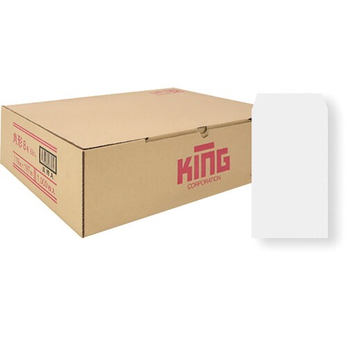 封筒 角形8号 80g 白 特A 1000枚