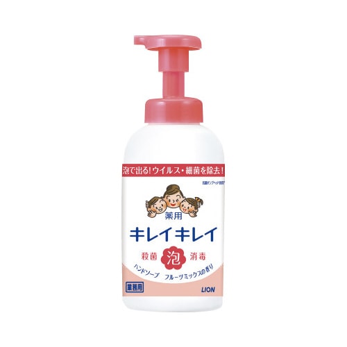 キレイキレイ薬用泡ハンドフルーツ本体550ml×6