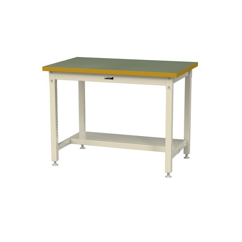 作業台固定式SSRH−1275T−GI半面棚付塩ビ