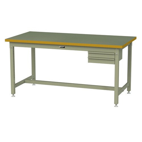 作業台2段引出SSRH1890GG+S2G塩ビ