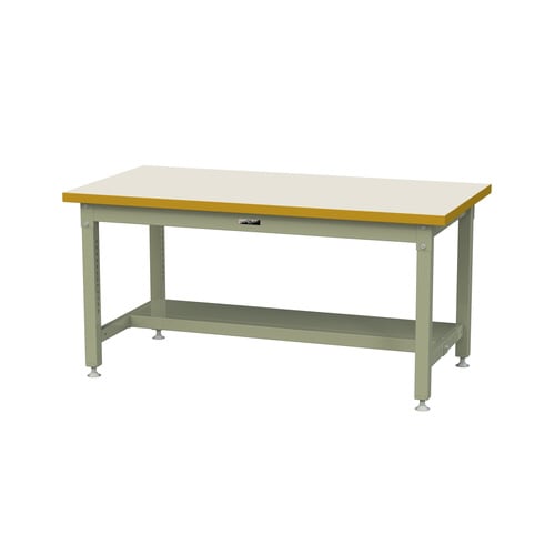 作業台固定SSM−1575T−IG半面棚付メラミン