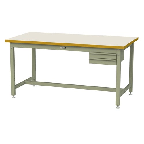 作業台2段引出SSMH1890IG+S2Gメラミ