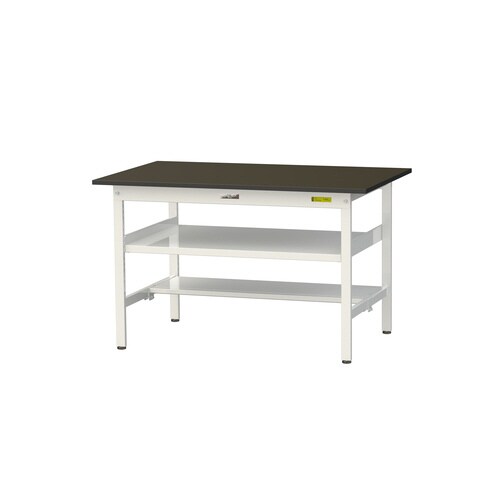 実験台中棚付 SLM1275TFBRWメラミン