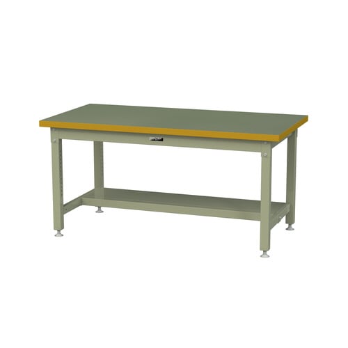 作業台固定式 SSR−1575T−GG半面棚付塩ビ