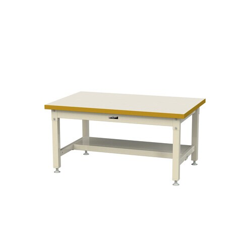 作業台固定式SSML1275TII半面棚付メラミン