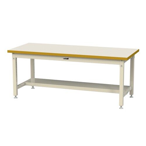 作業台固定SSM−1875T−II半面棚付メラミン