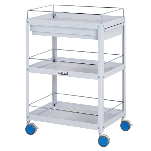 色彩ワゴン3段CWCFC−3−BL引出コボレ止